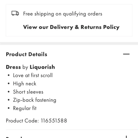 Liquorish lace detail midi dress in pale pink - Picture 7 of 7